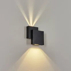 Applique murale d'extérieur Colare LED Noir, 1 lumière