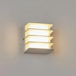 Applique murale d'extérieur Guichard LED Blanc, 1 lumière