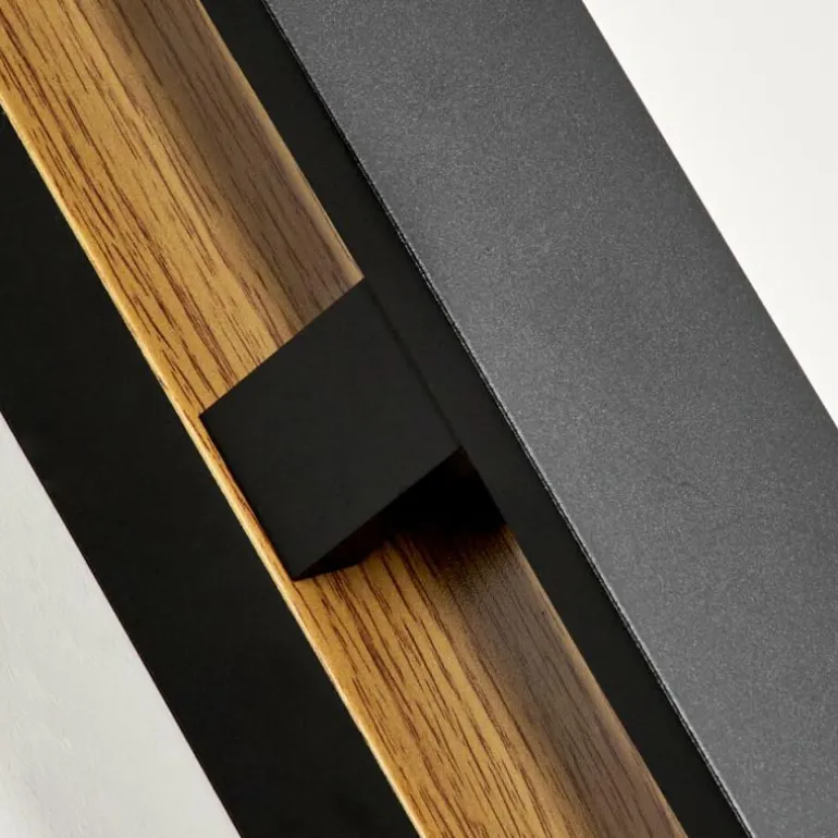 Applique murale d'extérieur Berna LED Couleur bois, 1 lumière