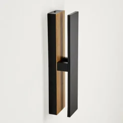 Applique murale d'extérieur Berna LED Couleur bois, 1 lumière