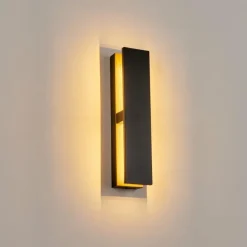 Applique murale d'extérieur Berna LED Couleur bois, 1 lumière