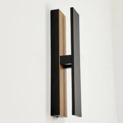 Applique murale d'extérieur Berna LED Couleur bois, 1 lumière