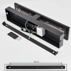 Applique murale d'extérieur Berna LED Couleur bois, 1 lumière