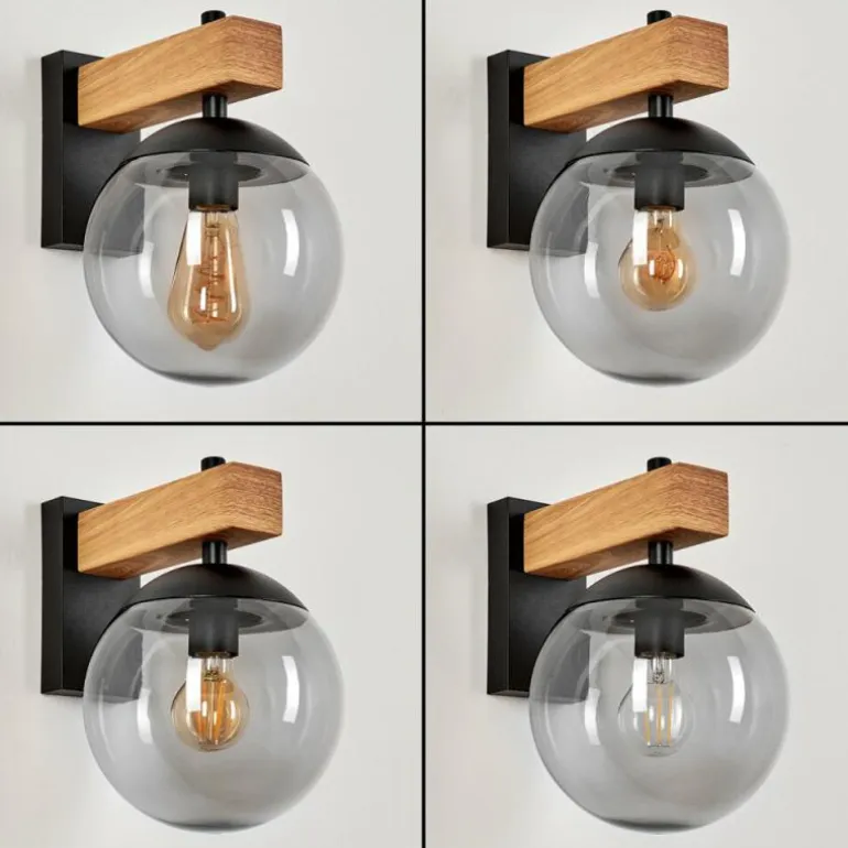 Applique murale d'extérieur Pampita Couleur bois, 1 lumière