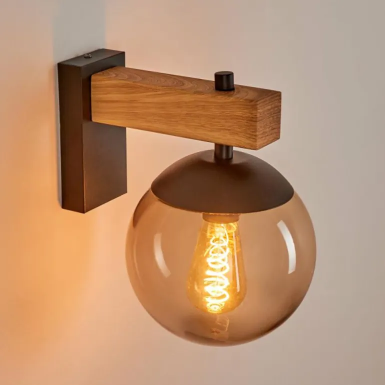 Applique murale d'extérieur Pampita Couleur bois, 1 lumière