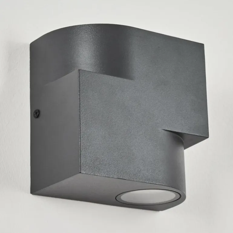 Applique murale d'extérieur Lolog Anthracite, 2 lumières