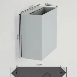Applique murale d'extérieur Spidern LED Blanc, 1 lumière