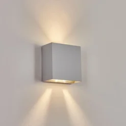 Applique murale d'extérieur Spidern LED Blanc, 1 lumière
