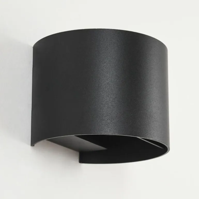 Applique murale d'extérieur Tamarin LED Noir, 2 lumières