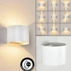 Applique murale d'extérieur Tamarin LED Blanc, 2 lumières