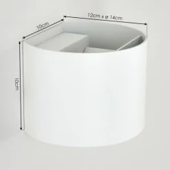 Applique murale d'extérieur Tamarin LED Blanc, 2 lumières