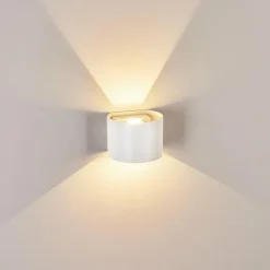 Applique murale d'extérieur Tamarin LED Blanc, 2 lumières