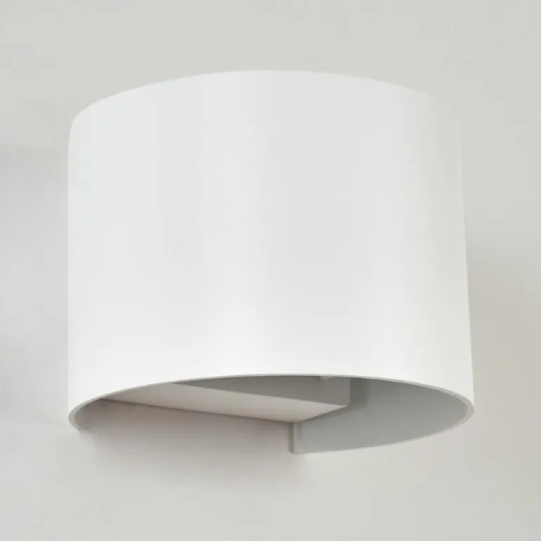 Applique murale d'extérieur Tamarin LED Blanc, 2 lumières