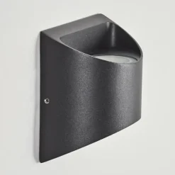 Applique murale d'extérieur Suriyaco LED Noir, 2 lumières