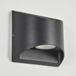 Applique murale d'extérieur Suriyaco LED Noir, 2 lumières