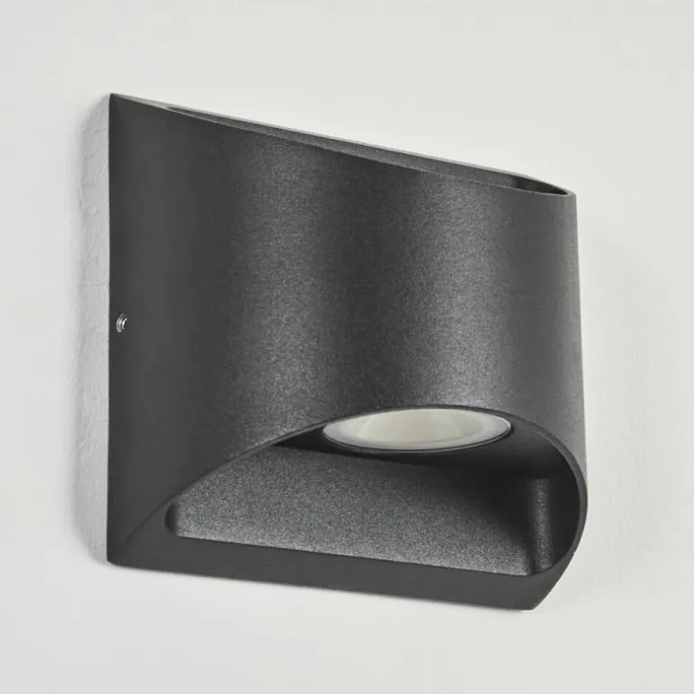 Applique murale d'extérieur Suriyaco LED Noir, 2 lumières