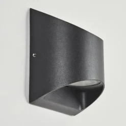 Applique murale d'extérieur Suriyaco LED Noir, 2 lumières