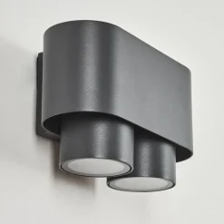 Applique murale d'extérieur Guampacha Anthracite, 2 lumières