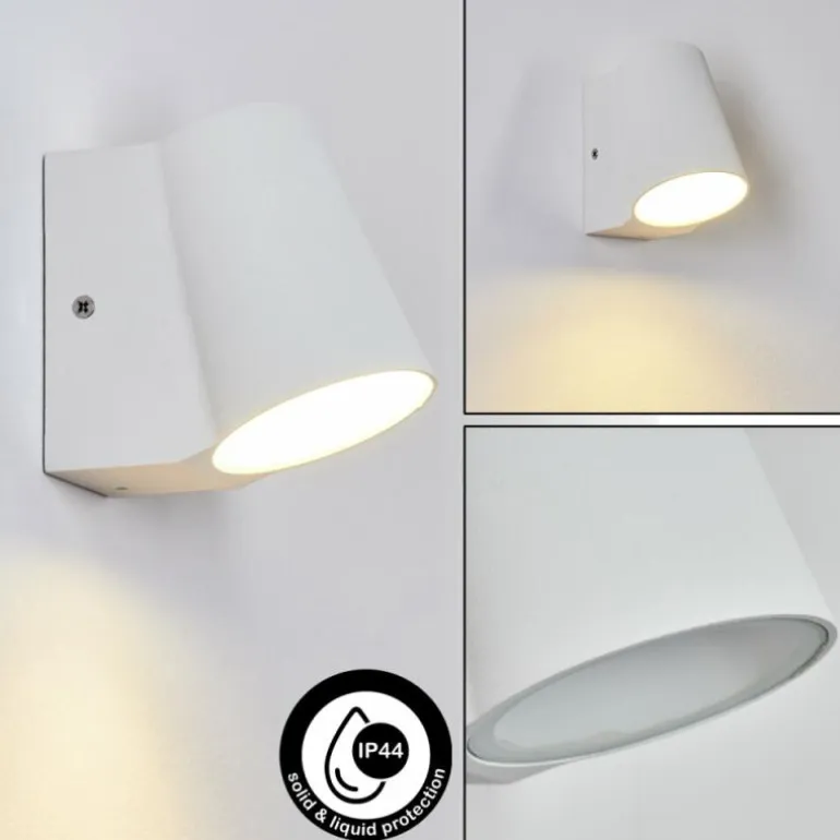 Applique murale d'extérieur Swisher LED Blanc, 1 lumière