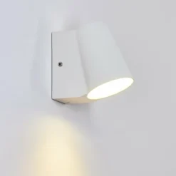Applique murale d'extérieur Swisher LED Blanc, 1 lumière