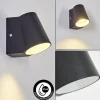 Applique murale d'extérieur Swisher LED Noir, 1 lumière