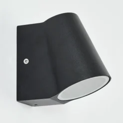 Applique murale d'extérieur Swisher LED Noir, 1 lumière