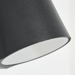Applique murale d'extérieur Swisher LED Noir, 1 lumière
