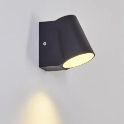Applique murale d'extérieur Swisher LED Noir, 1 lumière
