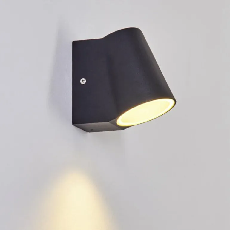 Applique murale d'extérieur Swisher LED Noir, 1 lumière