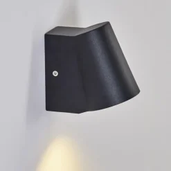 Applique murale d'extérieur Swisher LED Noir, 1 lumière