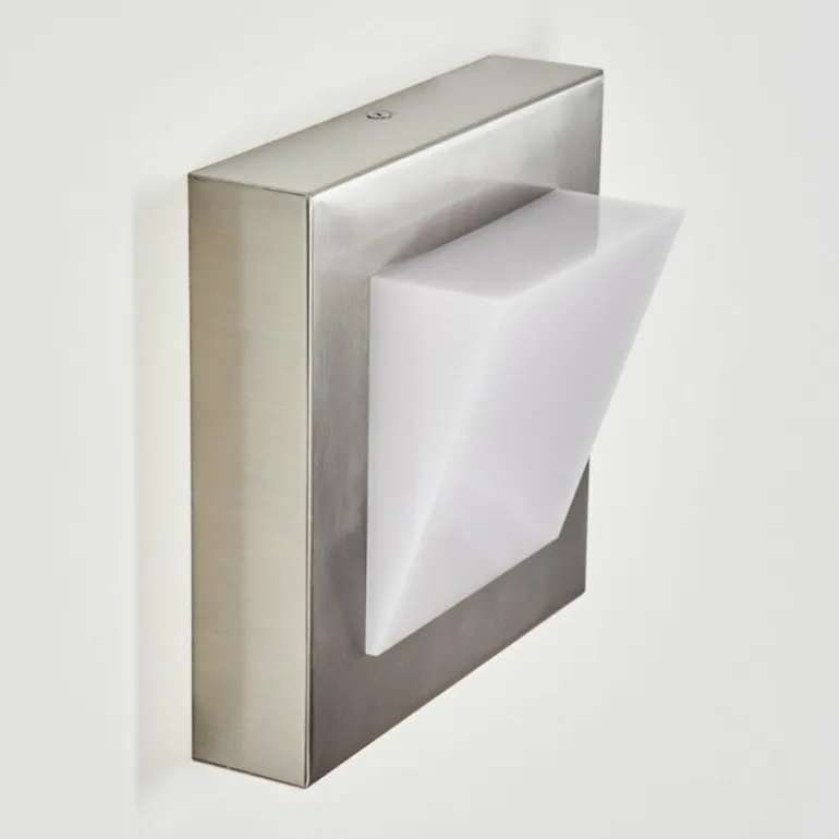 Applique murale d'extérieur Stearns LED Nickel mat, 1 lumière