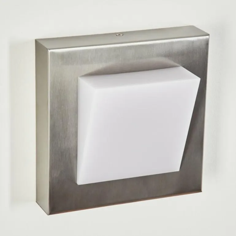 Applique murale d'extérieur Stearns LED Nickel mat, 1 lumière