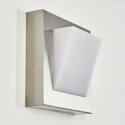 Applique murale d'extérieur Stearns LED Nickel mat, 1 lumière