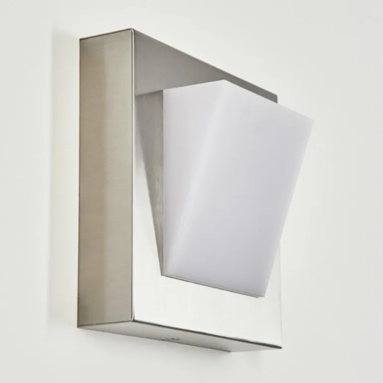 Applique murale d'extérieur Stearns LED Nickel mat, 1 lumière