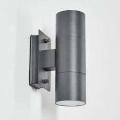 Applique murale d'extérieur Malaga Anthracite, 2 lumières