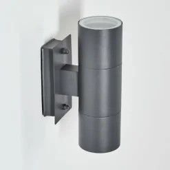 Applique murale d'extérieur Malaga Anthracite, 2 lumières