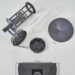 Applique murale d'extérieur Forli Anthracite, 1 lumière