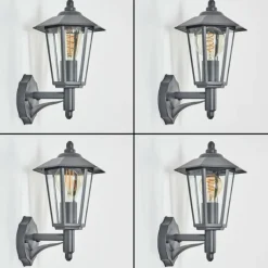 Applique murale d'extérieur Moskau Anthracite, 1 lumière
