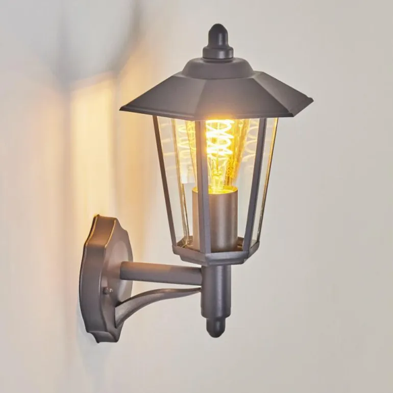 Applique murale d'extérieur Moskau Anthracite, 1 lumière