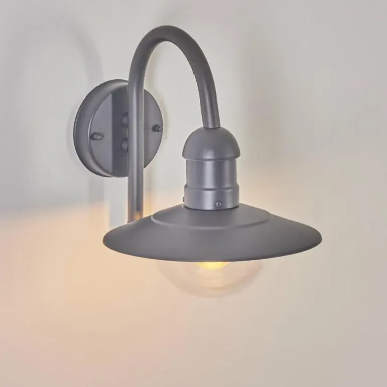 Applique murale d'extérieur Elima Anthracite, 1 lumière