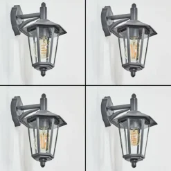 Applique murale d'extérieur Moskau Anthracite, 1 lumière