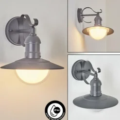 Applique murale d'extérieur Broni Anthracite, 1 lumière
