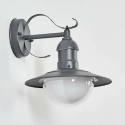 Applique murale d'extérieur Broni Anthracite, 1 lumière