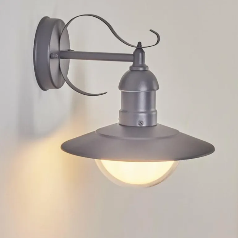 Applique murale d'extérieur Broni Anthracite, 1 lumière