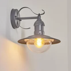 Applique murale d'extérieur Broni Anthracite, 1 lumière