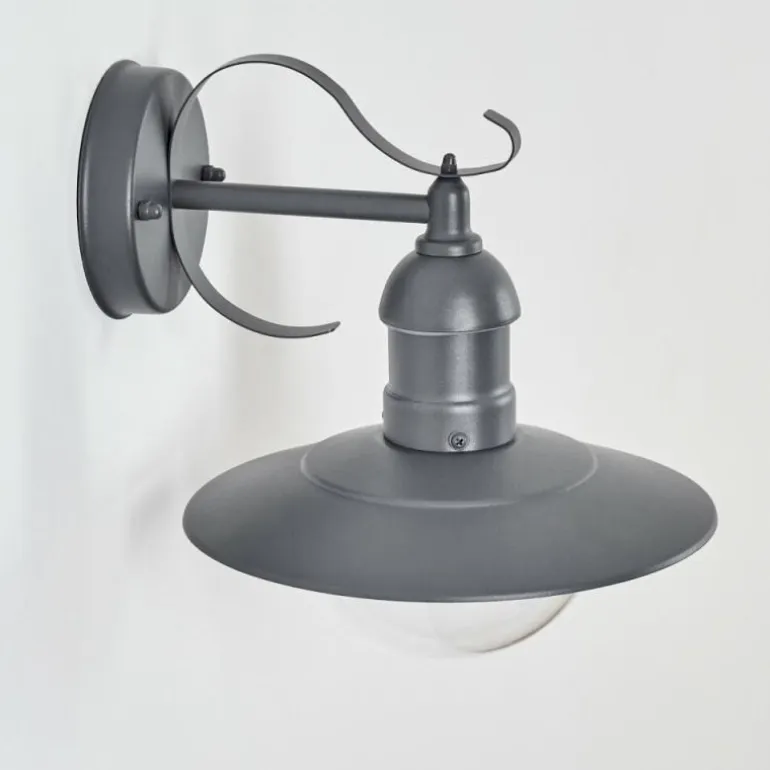 Applique murale d'extérieur Broni Anthracite, 1 lumière
