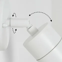 Applique murale d'extérieur Aketohoin LED Blanc, 1 lumière