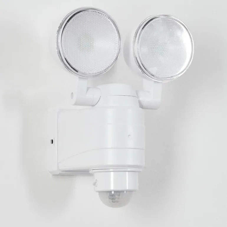 Applique murale d'extérieur Anyarhwi LED Blanc, 2 lumières, Détecteur de mouvement