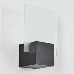Applique murale d'extérieur Aasbo LED Noir, 1 lumière