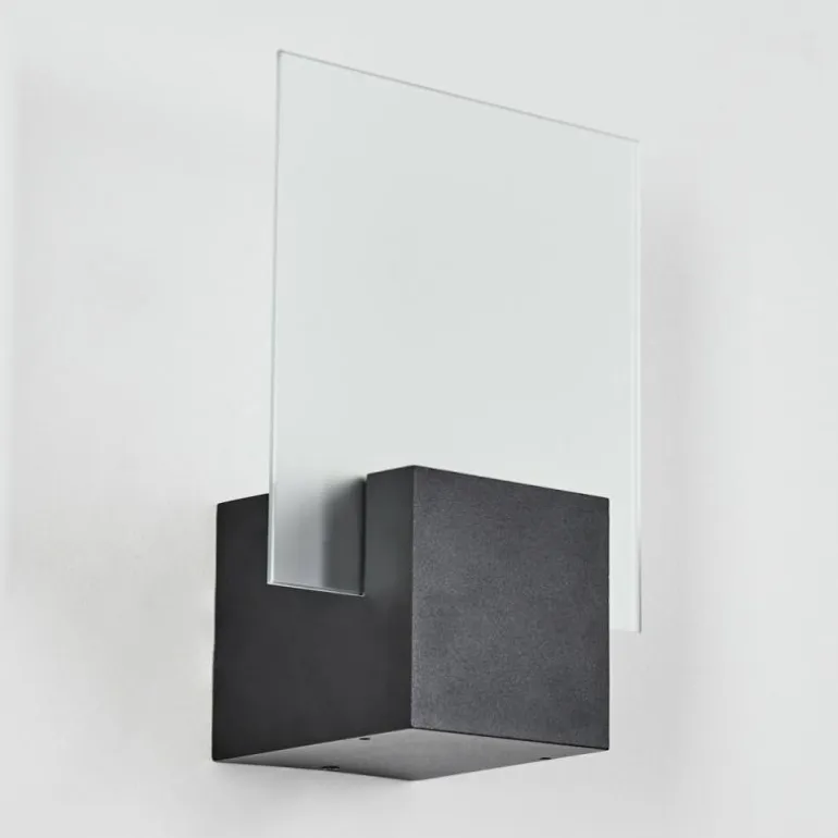 Applique murale d'extérieur Aasbo LED Noir, 1 lumière